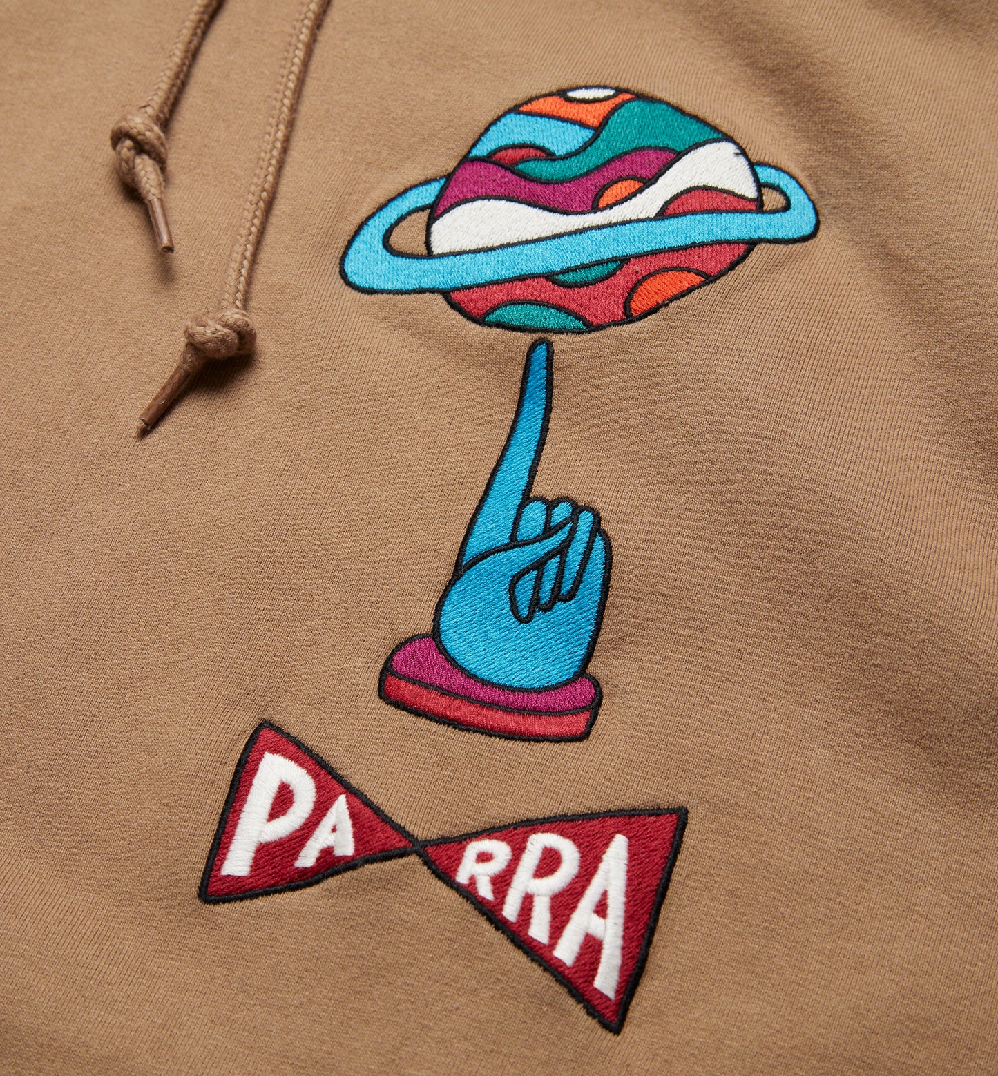 By Parra World Balance Hoodie - Camel