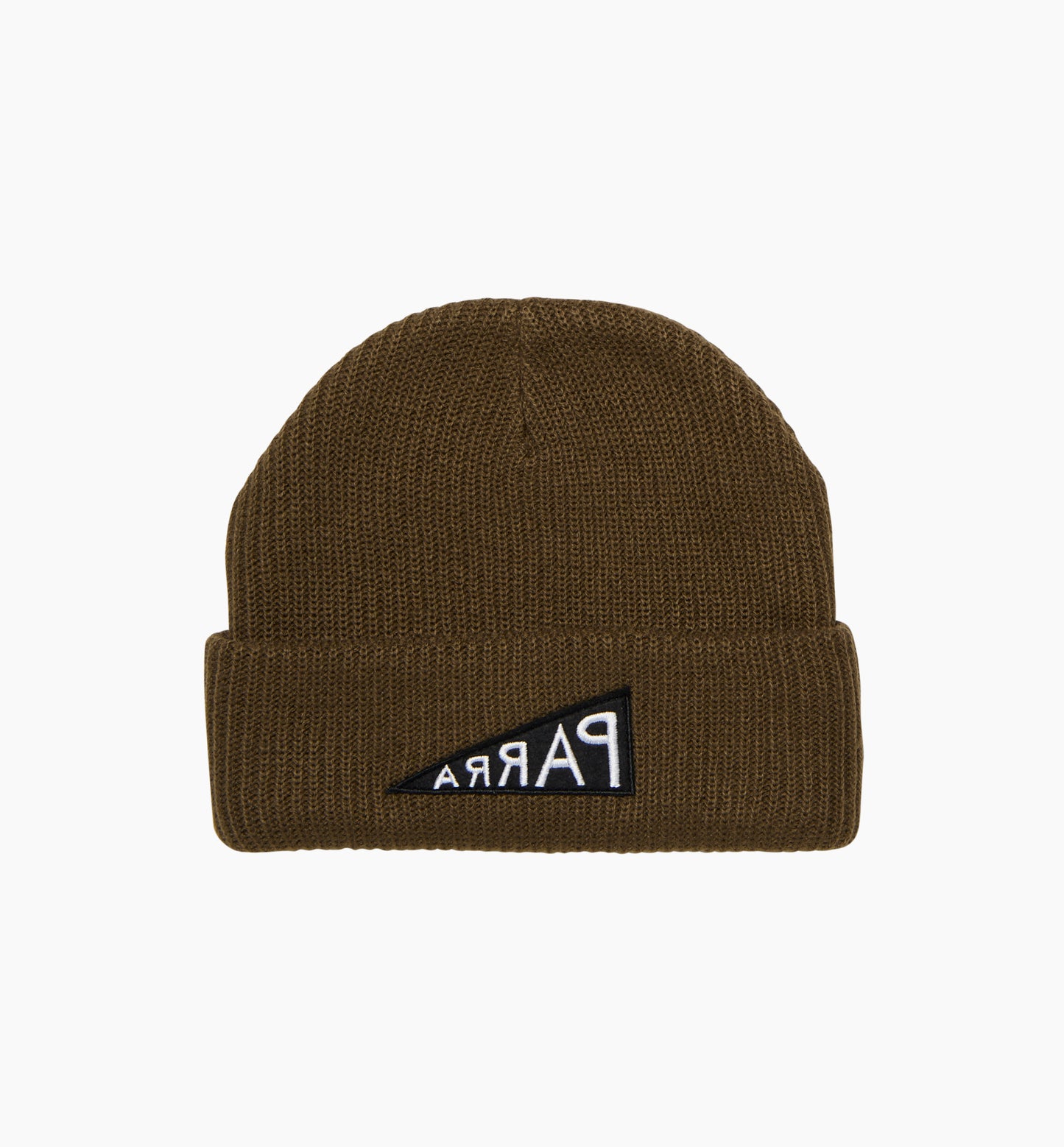 By Parra Mirrored Flag Logo Beanie - Camel