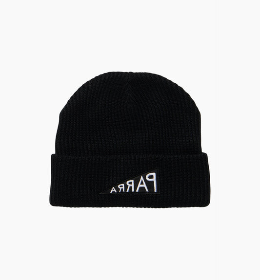 By Parra Mirrored Flag Logo Beanie - Black