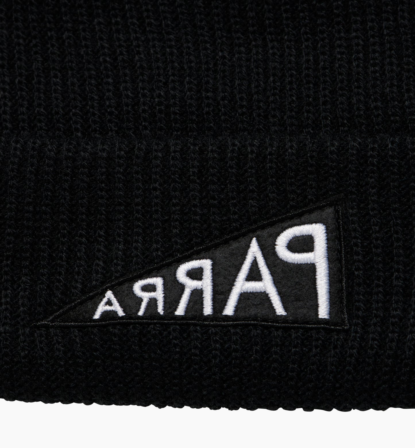 By Parra Mirrored Flag Logo Beanie - Black