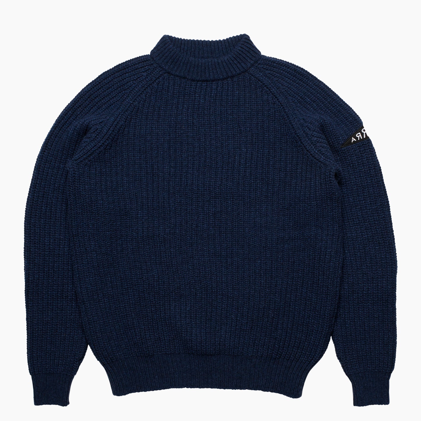 By Parra Mirrored Flag Logo Knit - Blue