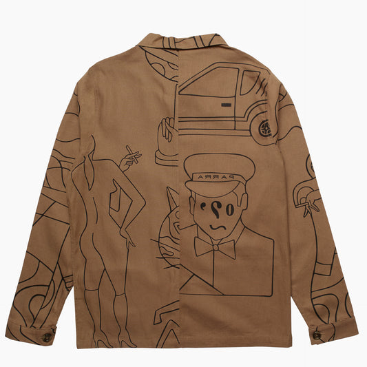 By Parra Experiece Life Worker Jacket - Camel