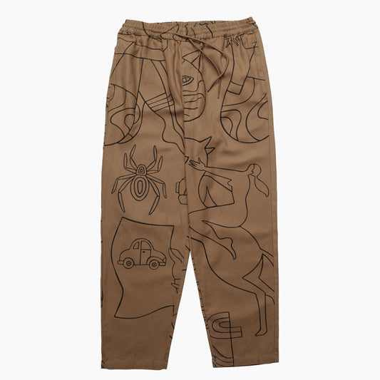 By Parra Experience Life Worker Pant - Camel