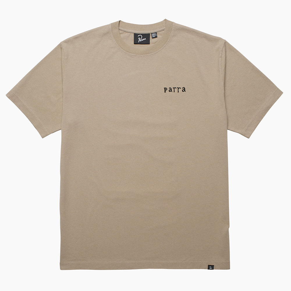 By Parra Spirits Of The Beach T-Shirt - Mushroom Brown