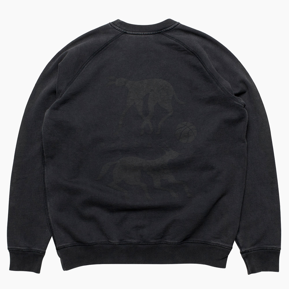 By Parra Swimming With Pets Sweat - Asphalt Grey