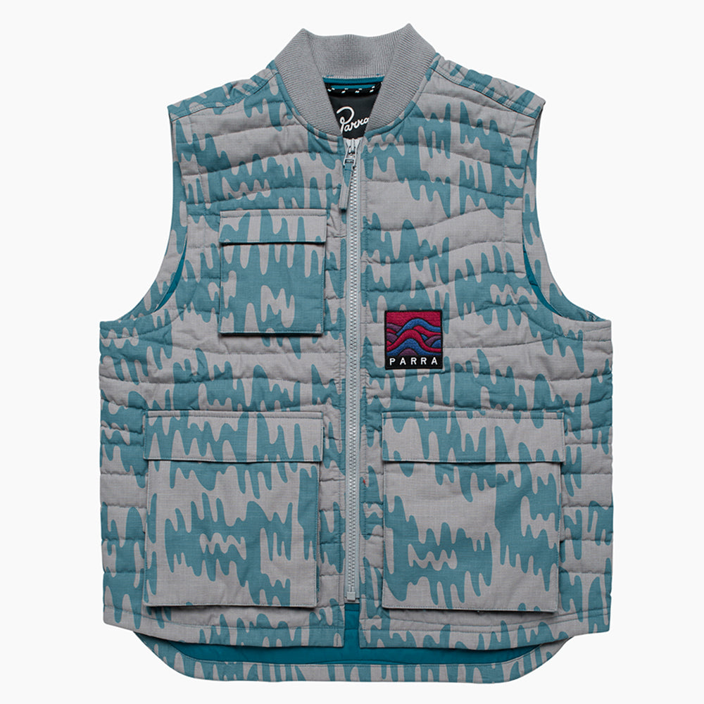 By Parra Tremor Pattern Vest - Alloy Grey