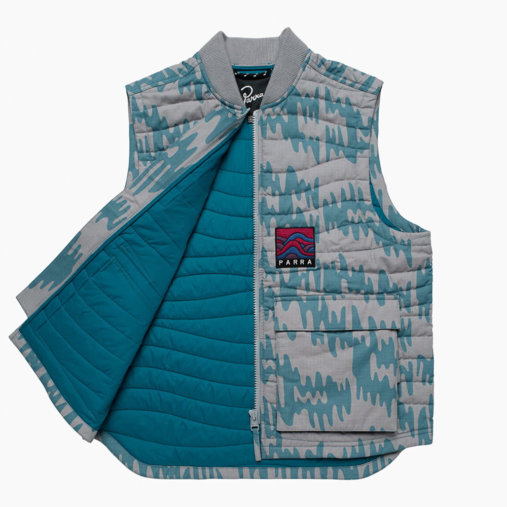 By Parra Tremor Pattern Vest - Alloy Grey