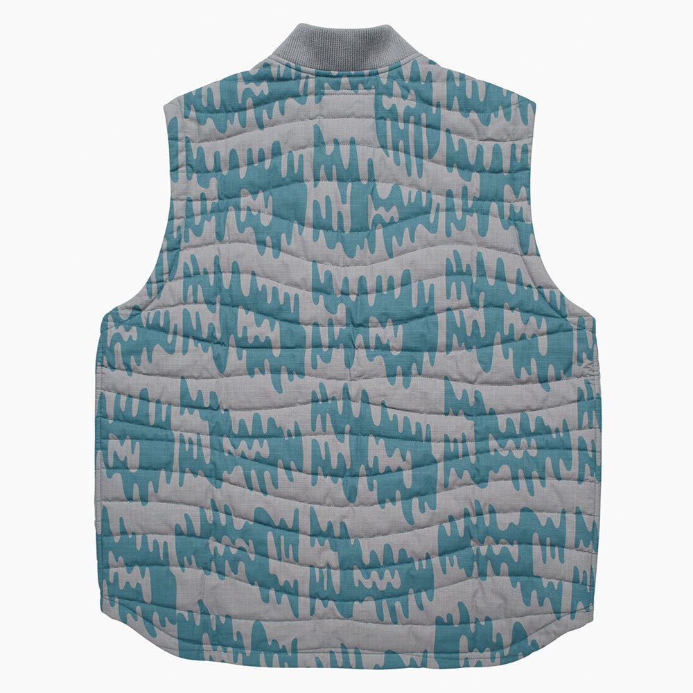 By Parra Tremor Pattern Vest - Alloy Grey
