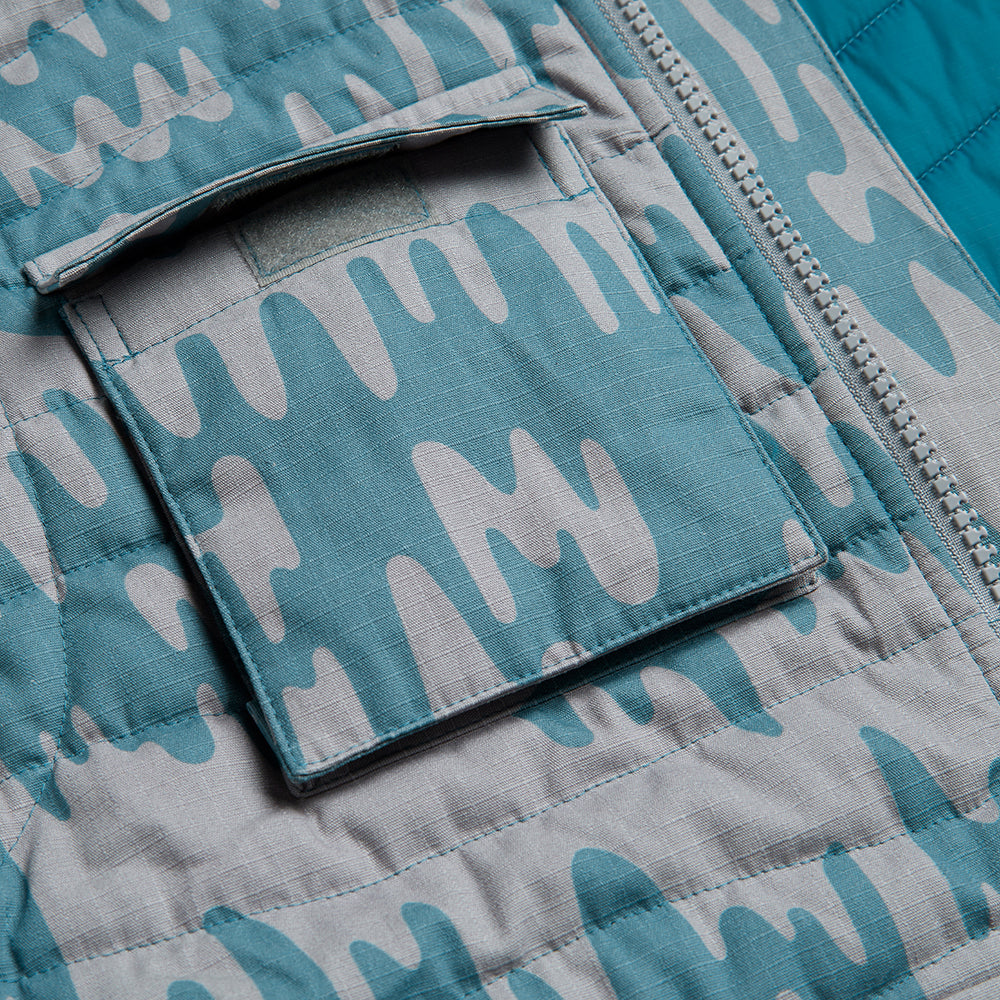 By Parra Tremor Pattern Vest - Alloy Grey
