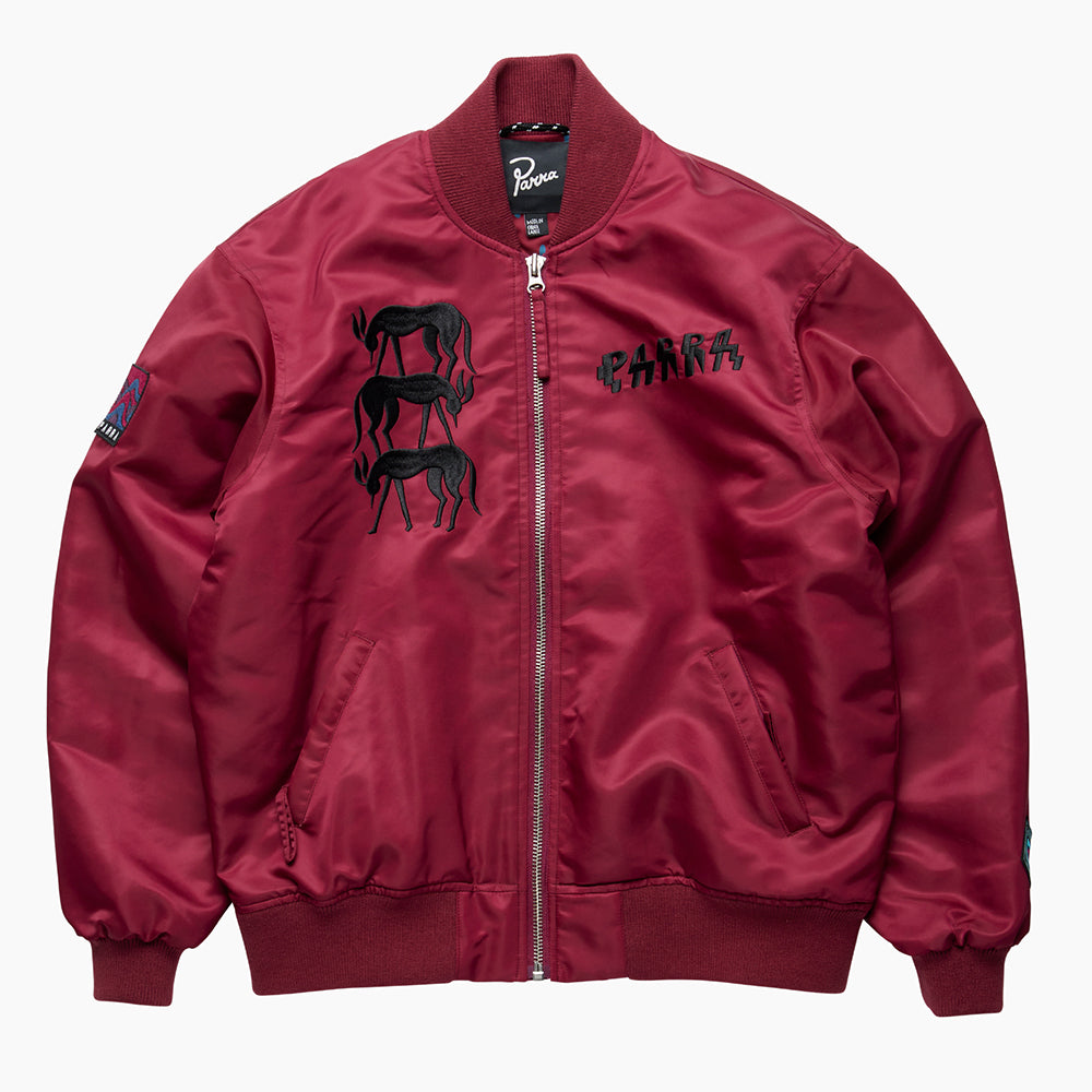 By Parra Stacked Pets Varsity - Deep Red