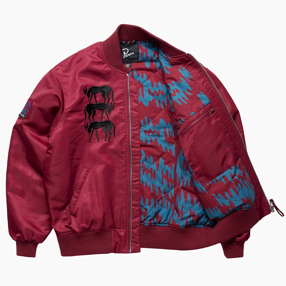 By Parra Stacked Pets Varsity - Deep Red