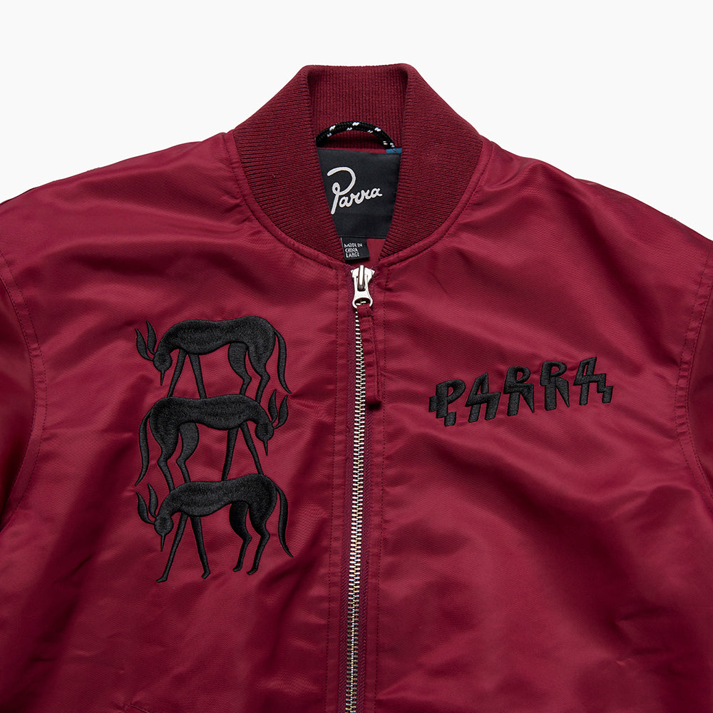 By Parra Stacked Pets Varsity - Deep Red