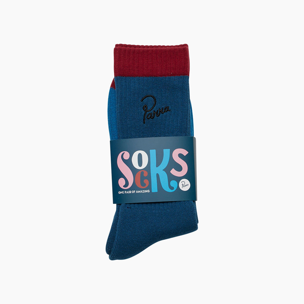 By Parra Classic Logo Crew Socks - Multi