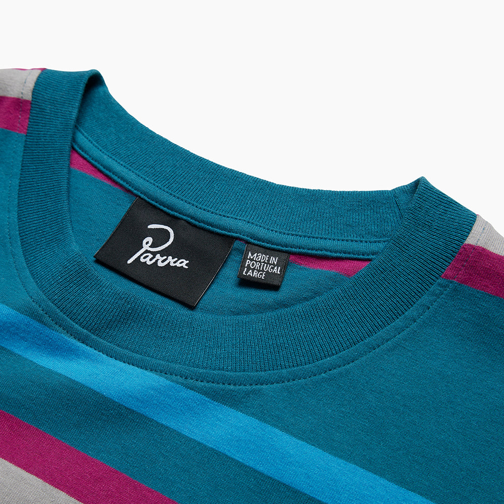 By Parra Stripeys T-Shirt - Teal