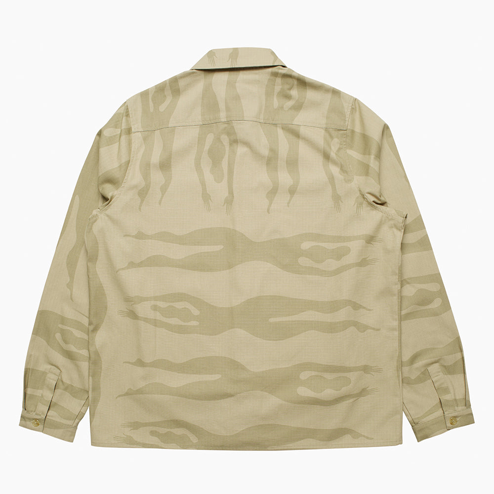 By Parra Under Polluted Water Shirt - Khaki