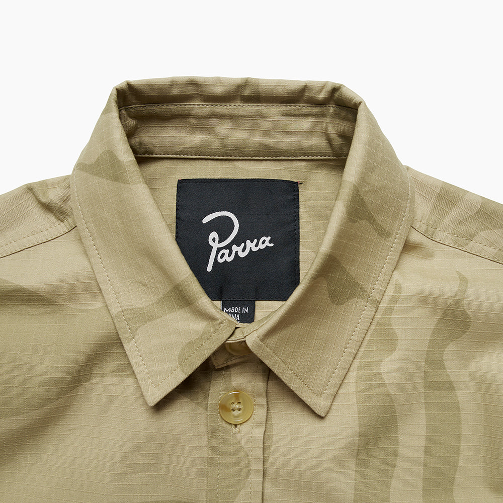 By Parra Under Polluted Water Shirt - Khaki