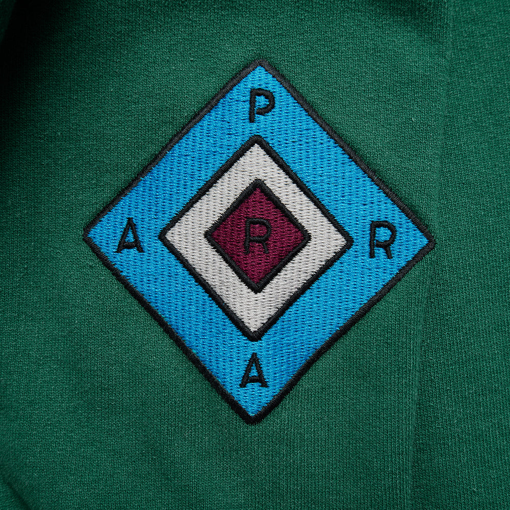 By Parra Blockhaus Crew Sweat - Pine Green