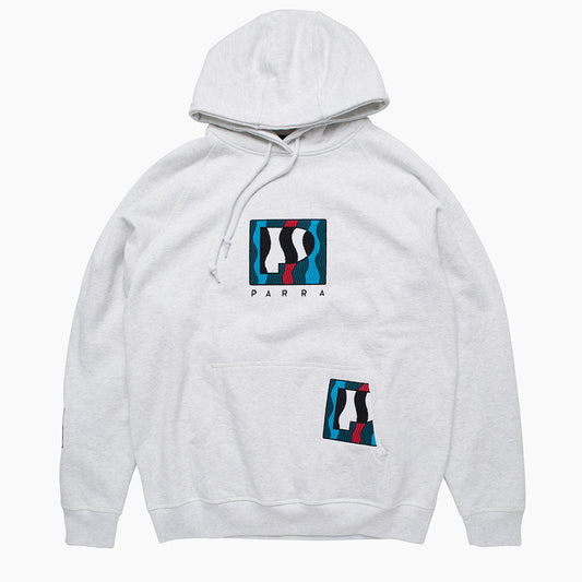 By Parra Zebra Striped P Hooded Sweatshirt