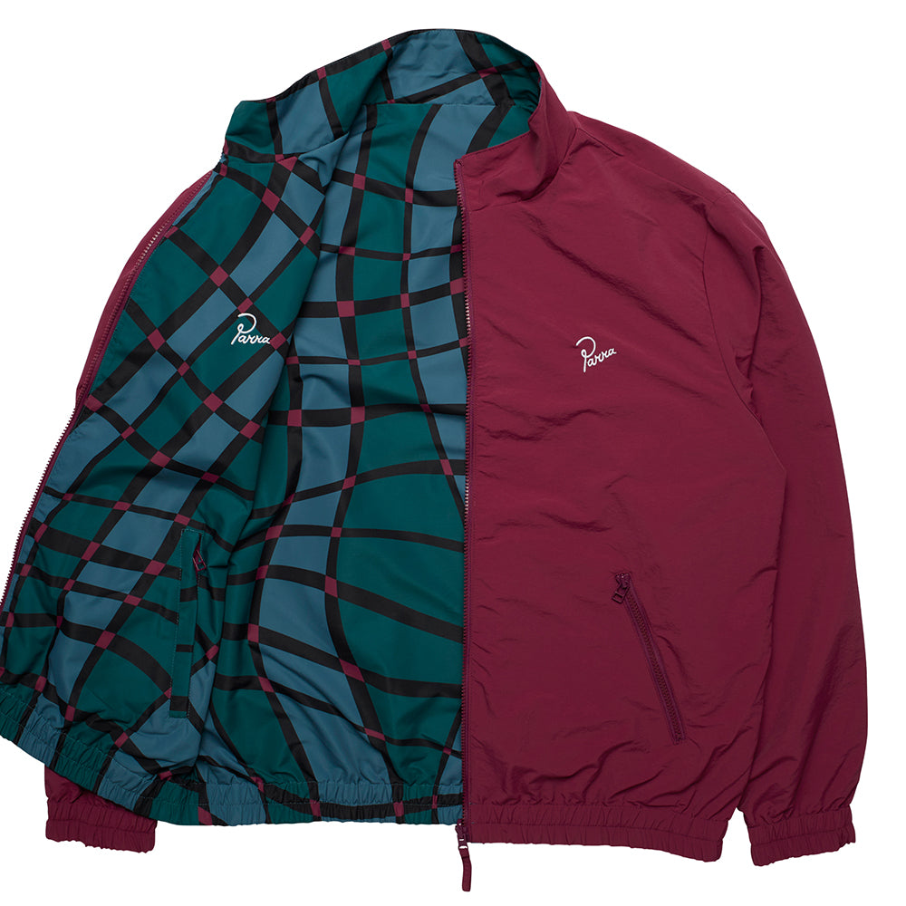By Parra Squared Waves Pattern Track Top - Multi Check