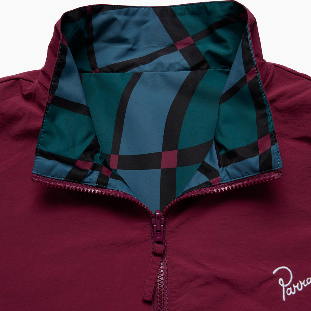 By Parra Squared Waves Pattern Track Top - Multi Check