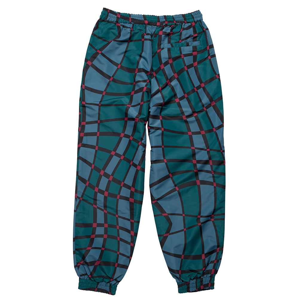 By Parra Squared Waves Pattern Track Pants - Multi Check