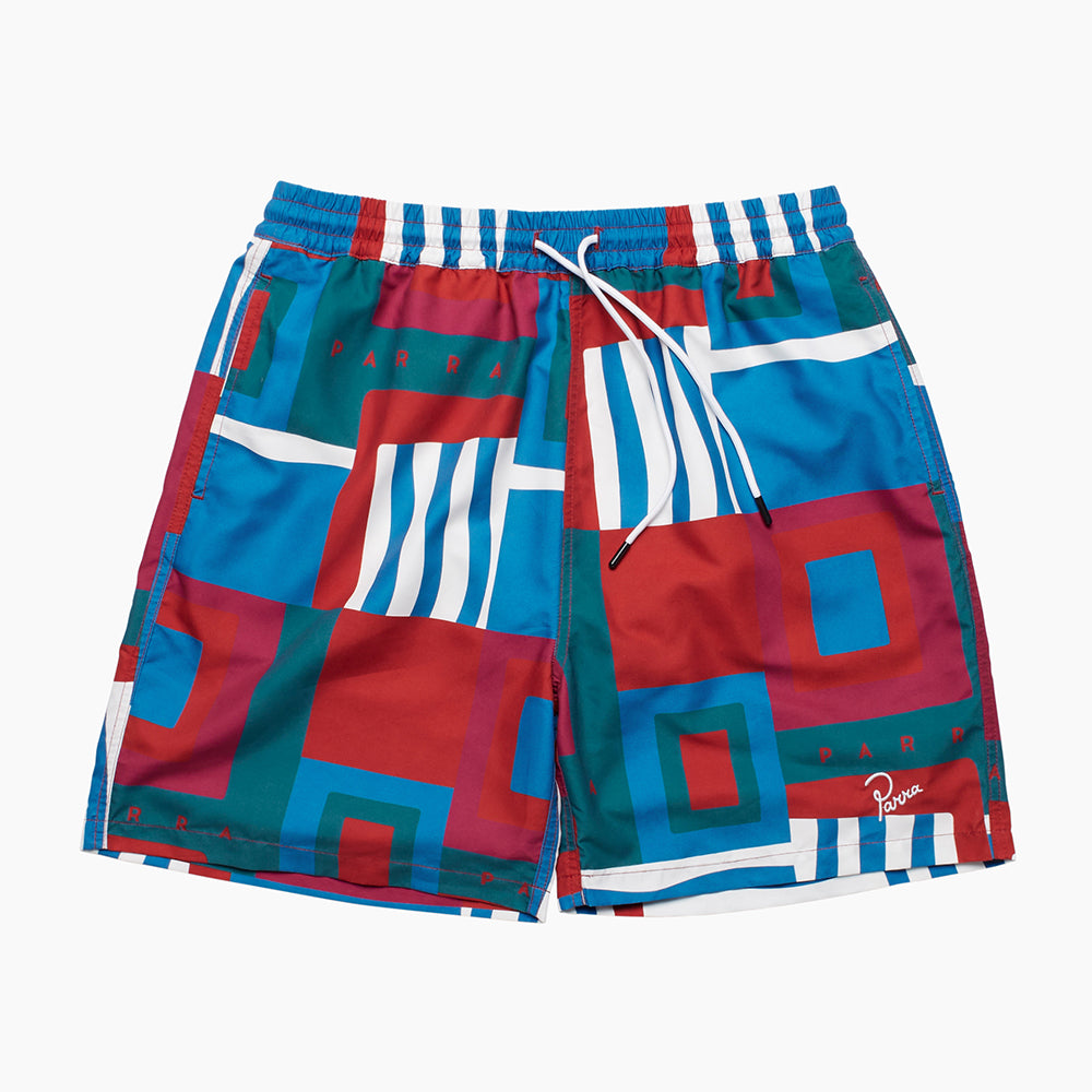 By Parra Hot Springs Pattern Swim Shorts