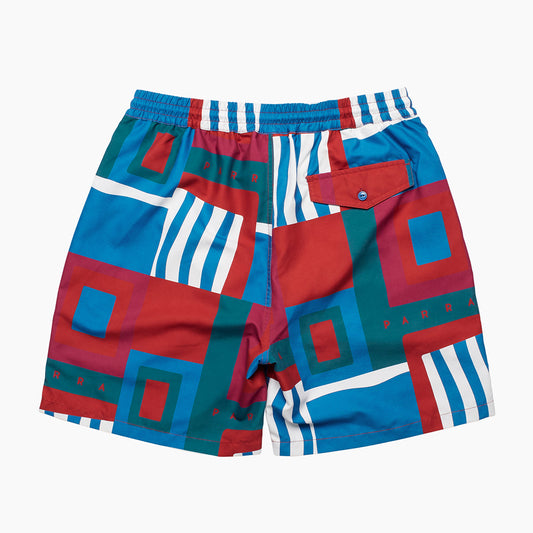 By Parra Hot Springs Pattern Swim Shorts