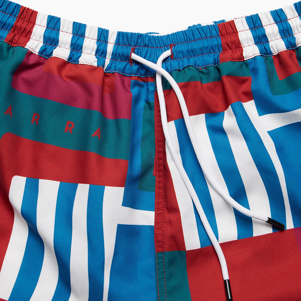 By Parra Hot Springs Pattern Swim Shorts - Multi