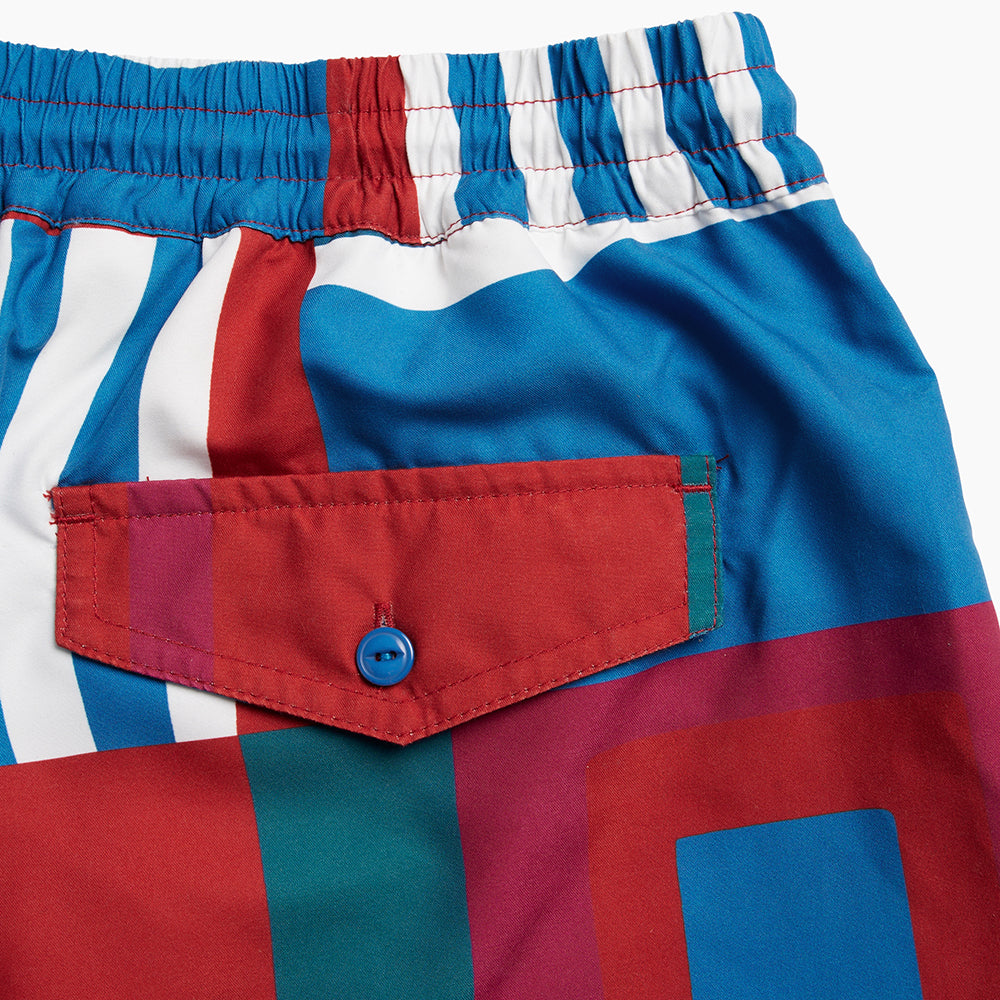 By Parra Hot Springs Pattern Swim Shorts - Multi