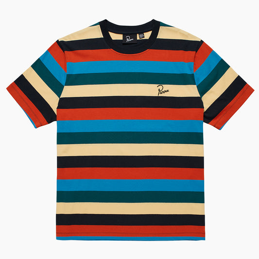 By Parra Stacked Pets On Stripes T-Shirt - Multi
