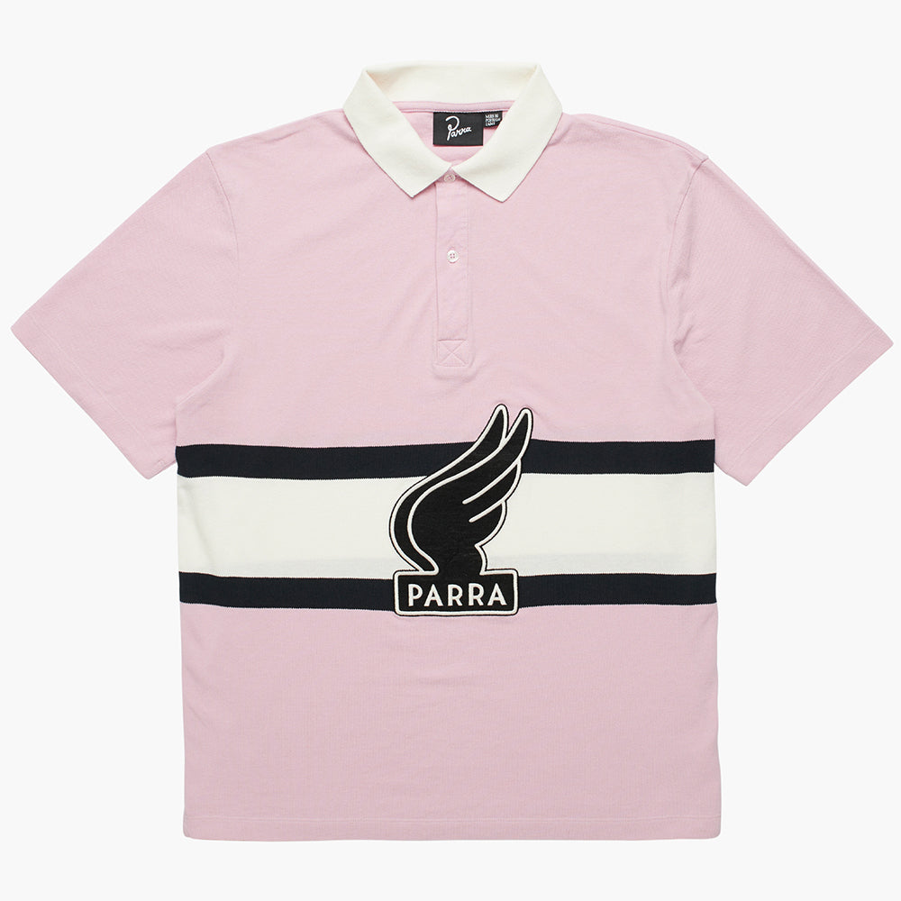 By Parra Winged Logo Polo Shirt - Pink