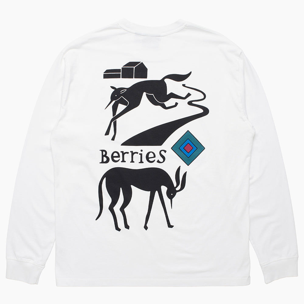 By Parra The Berry Farm LS T-Shirt - White