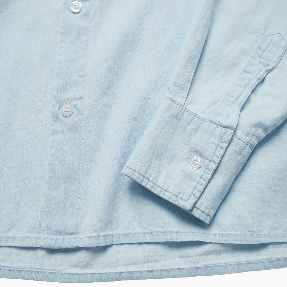 By Parra Annoyed Chicken Shirt - Bleached Denim