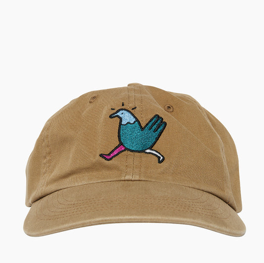 By Parra Annoyed Chicken 6 Panel Hat - Khaki