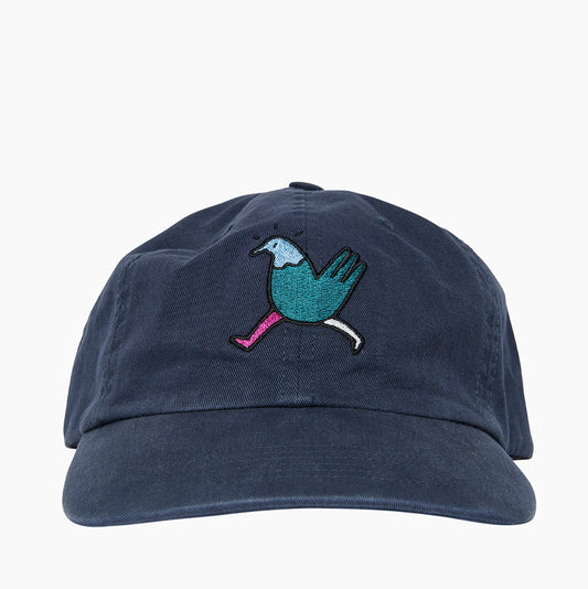 By Parra Annoyed Chicken 6 Panel Hat - Navy