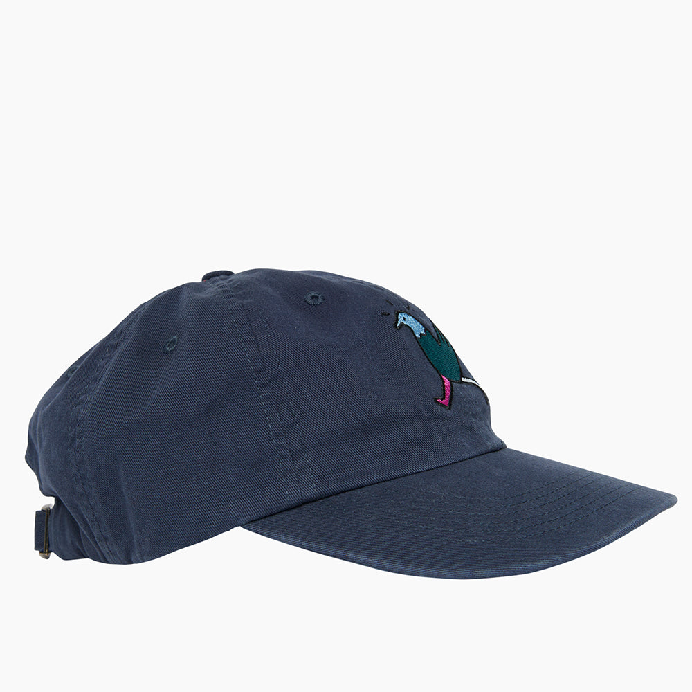 By Parra Annoyed Chicken 6 Panel Hat - Navy