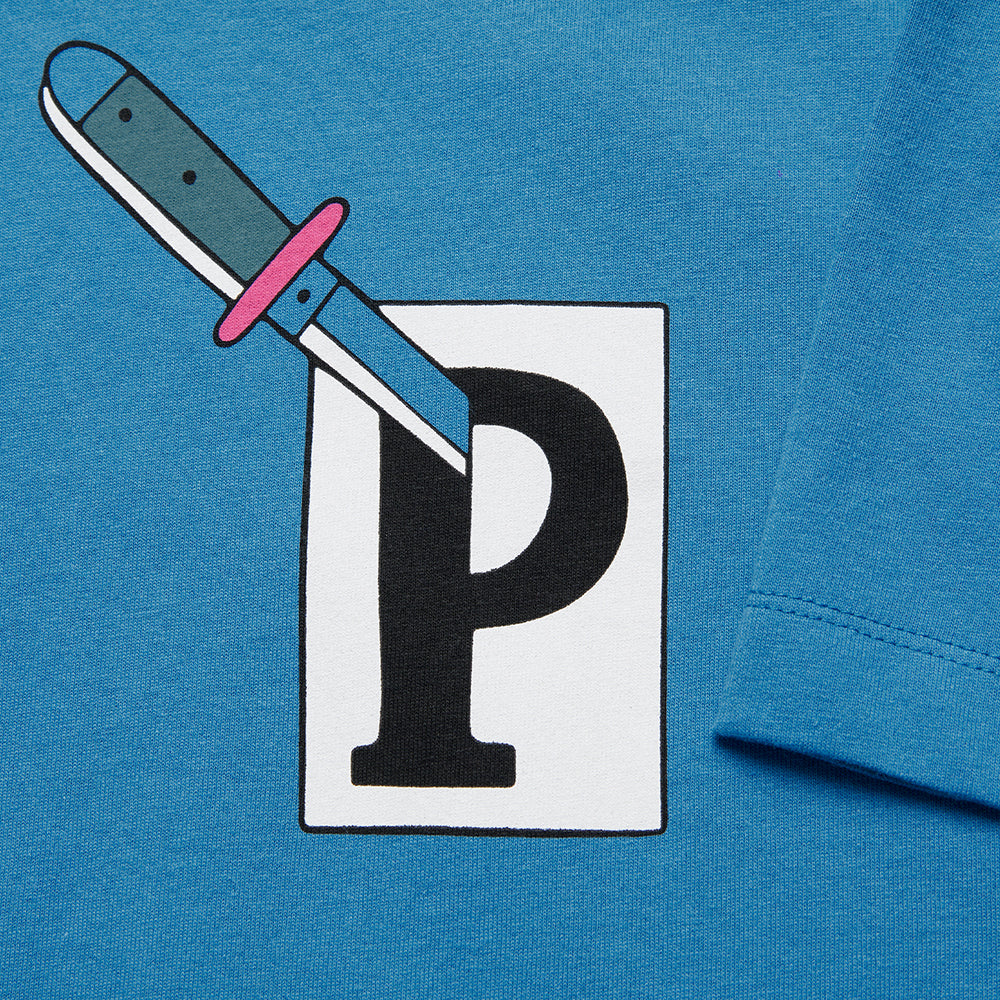 By Parra Fucking Fork T-Shirt - Slate Blue