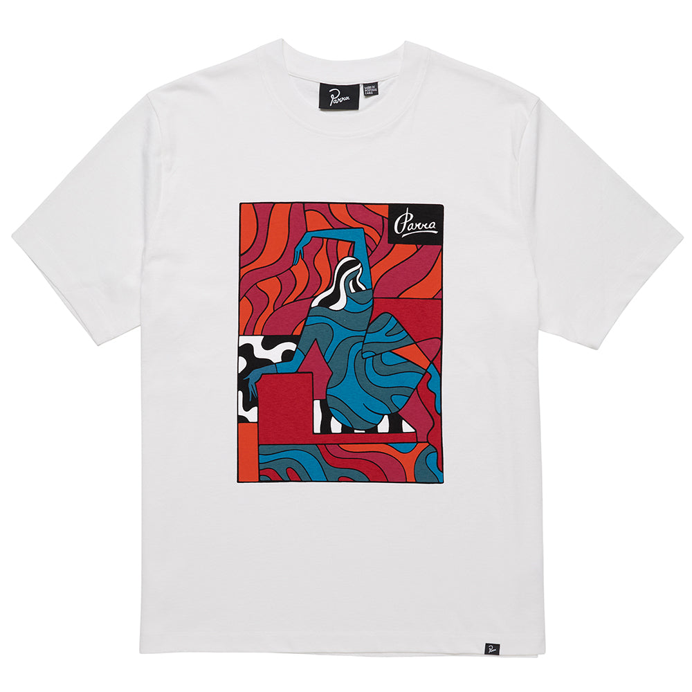 By Parra The Attic Trip T-Shirt - White