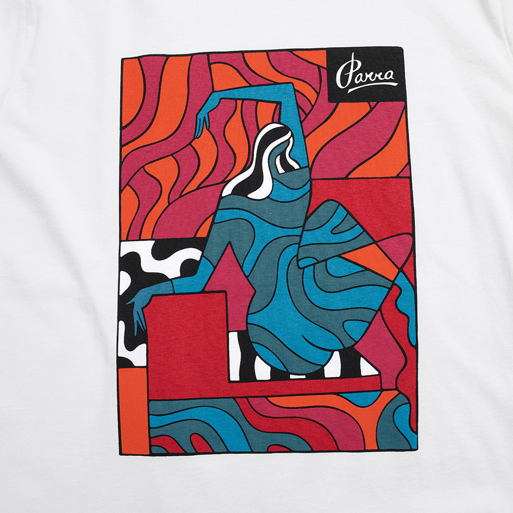 By Parra The Attic Trip T-Shirt - White