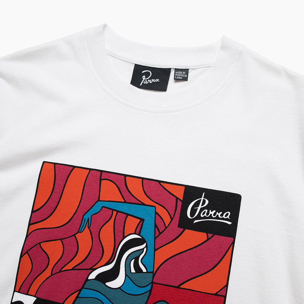 By Parra The Attic Trip T-Shirt - White
