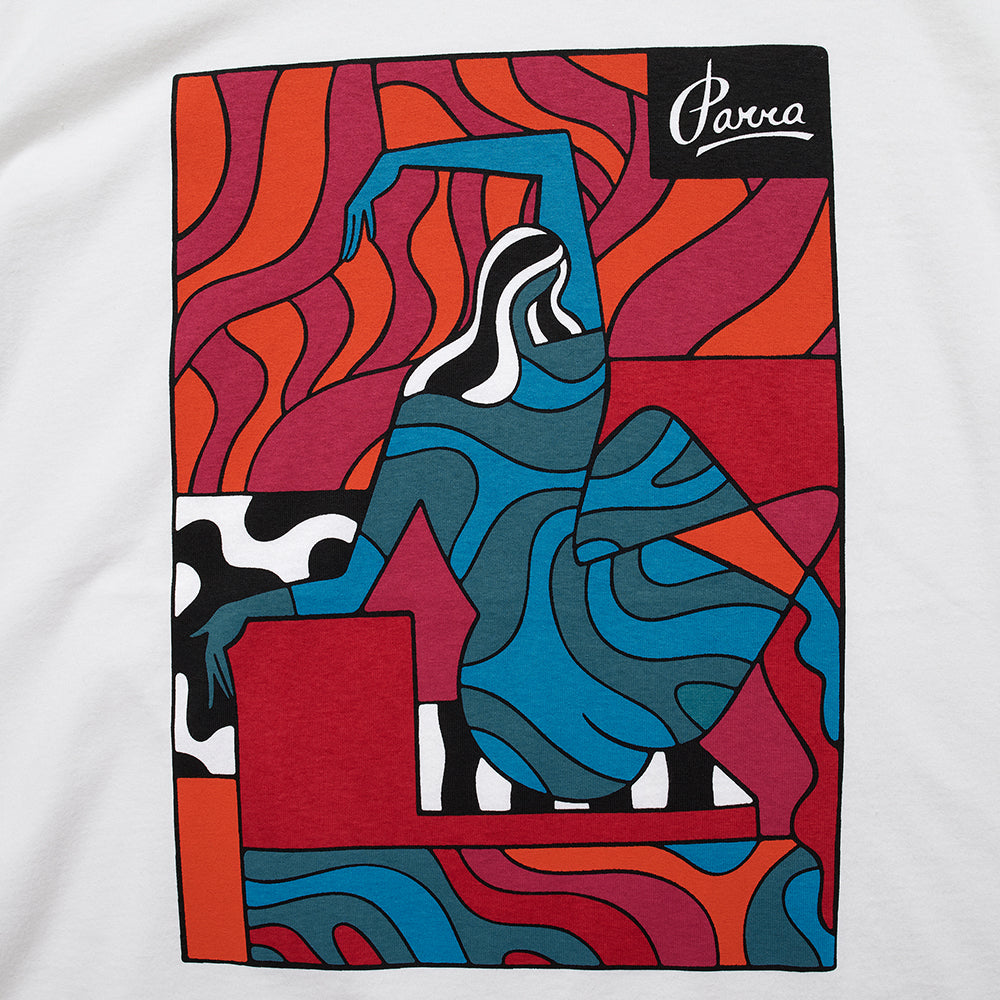 By Parra The Attic Trip T-Shirt - White