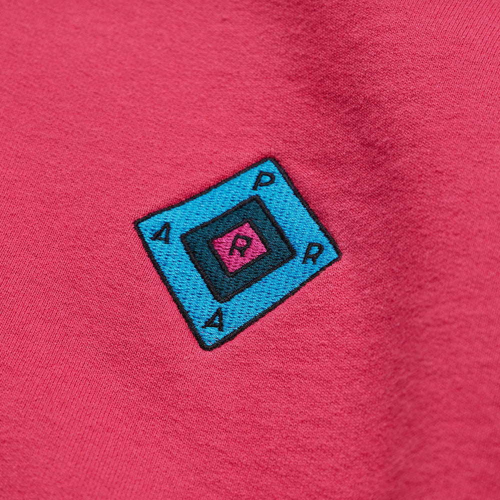 By Parra Diamond Block Logo Crew Sweatshirt - Purple Pink