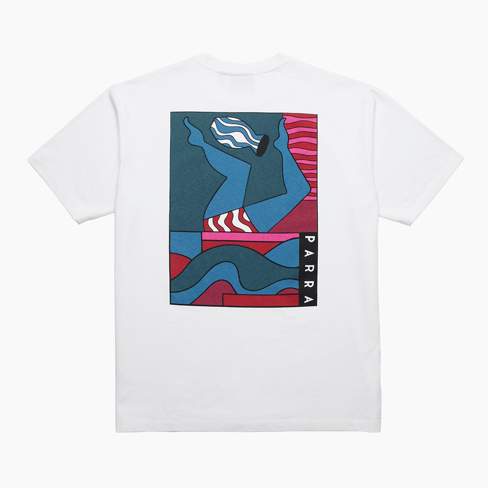 By Parra Kick The Vase T-Shirt - White