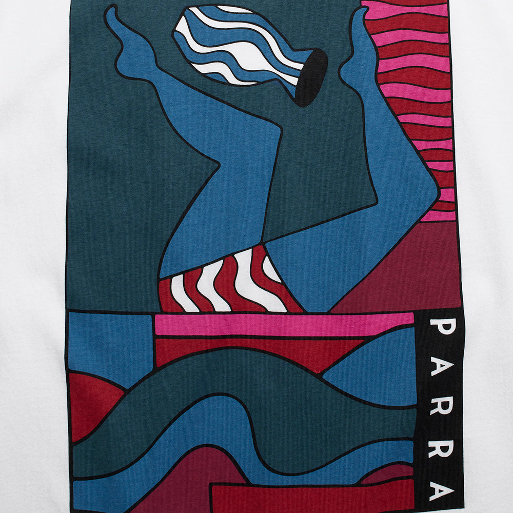 By Parra Kick The Vase T-Shirt - White
