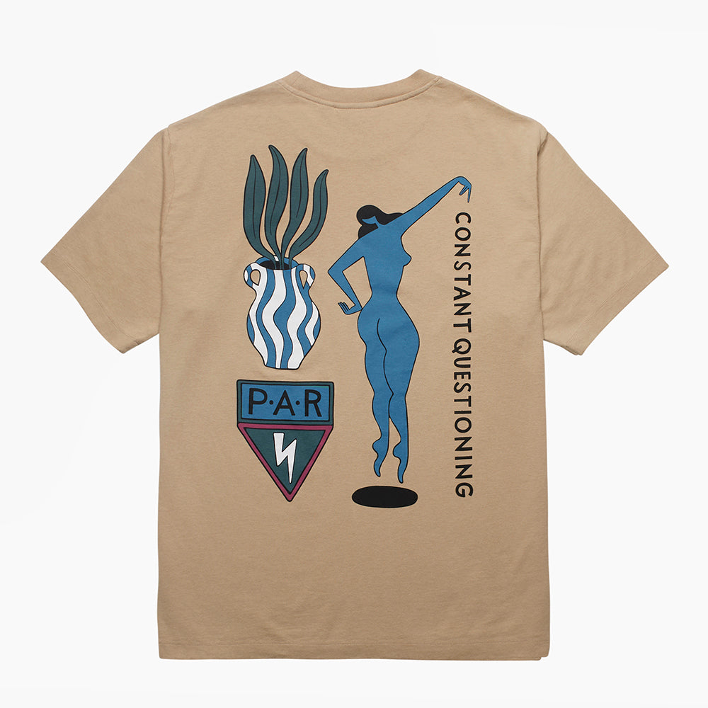 By Parra Questioning T-Shirt - Beige