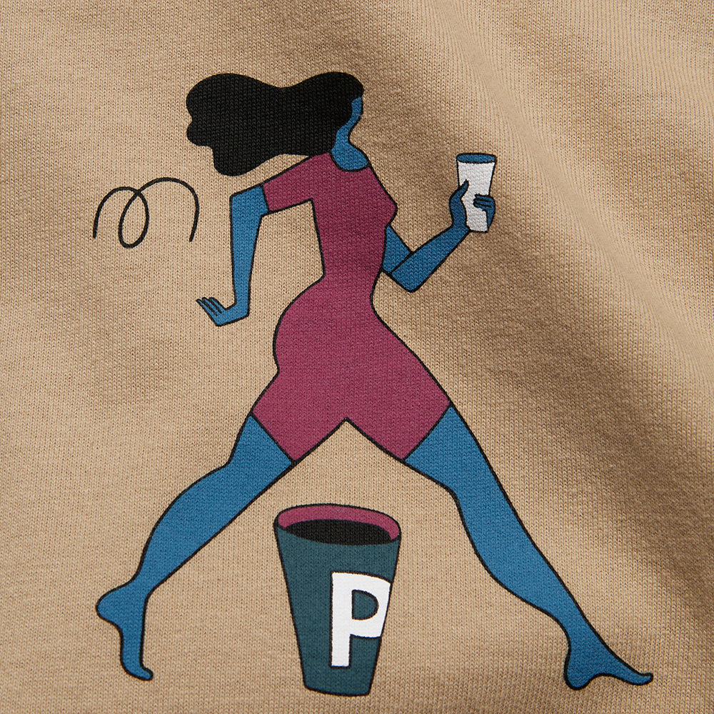 By Parra Questioning T-Shirt - Beige