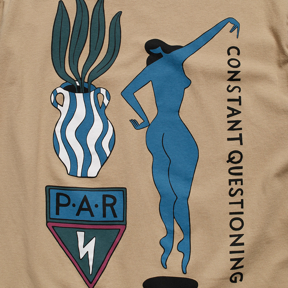 By Parra Questioning T-Shirt - Beige