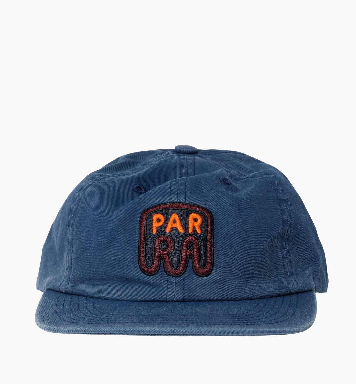 By Parra Fast Food Logo 6 Panel Cap - Navy Blue