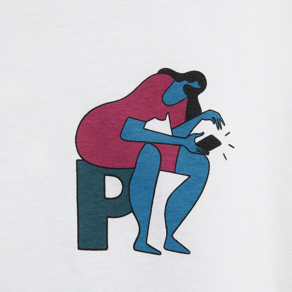 By Parra Insecure Days T-Shirt - White