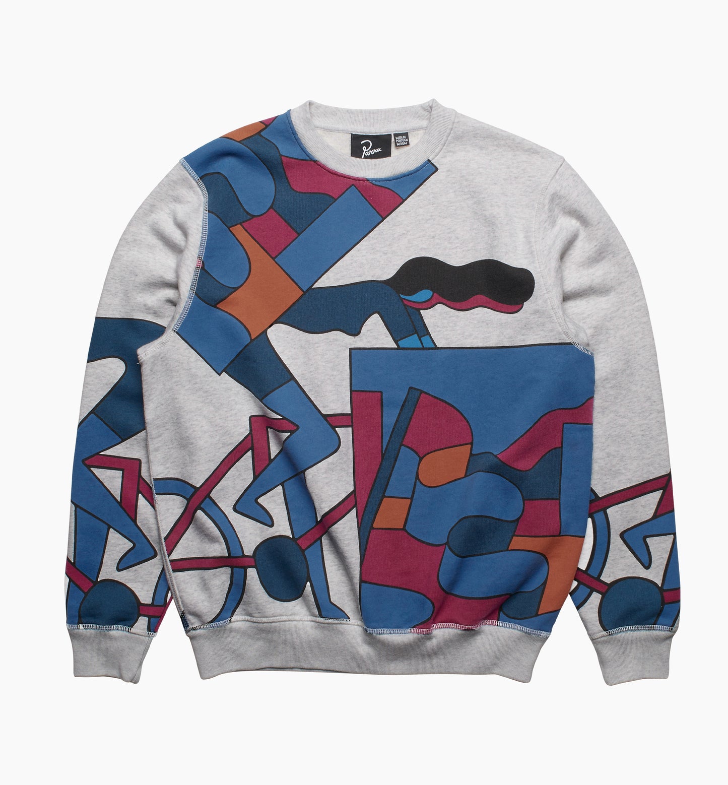 By Parra Etappe 17 Crew Sweat - Heather Grey